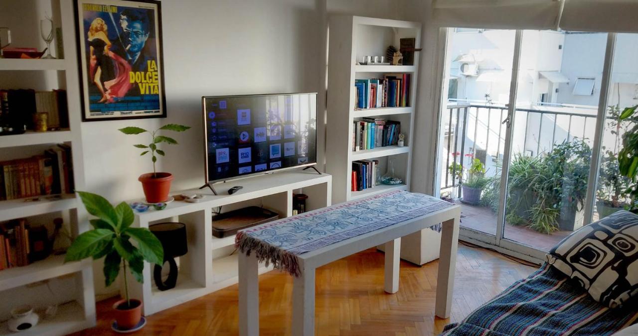 Apartmán Depto 2 Ambientes Muy Luminoso Con Wifi Y Vista A La Plaza Buenos Aires Exteriér fotografie